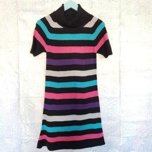Soda Fizz Striped Sweater Dress